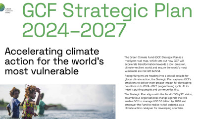 GCF strategic plan 2024 to 2027 overview brochure